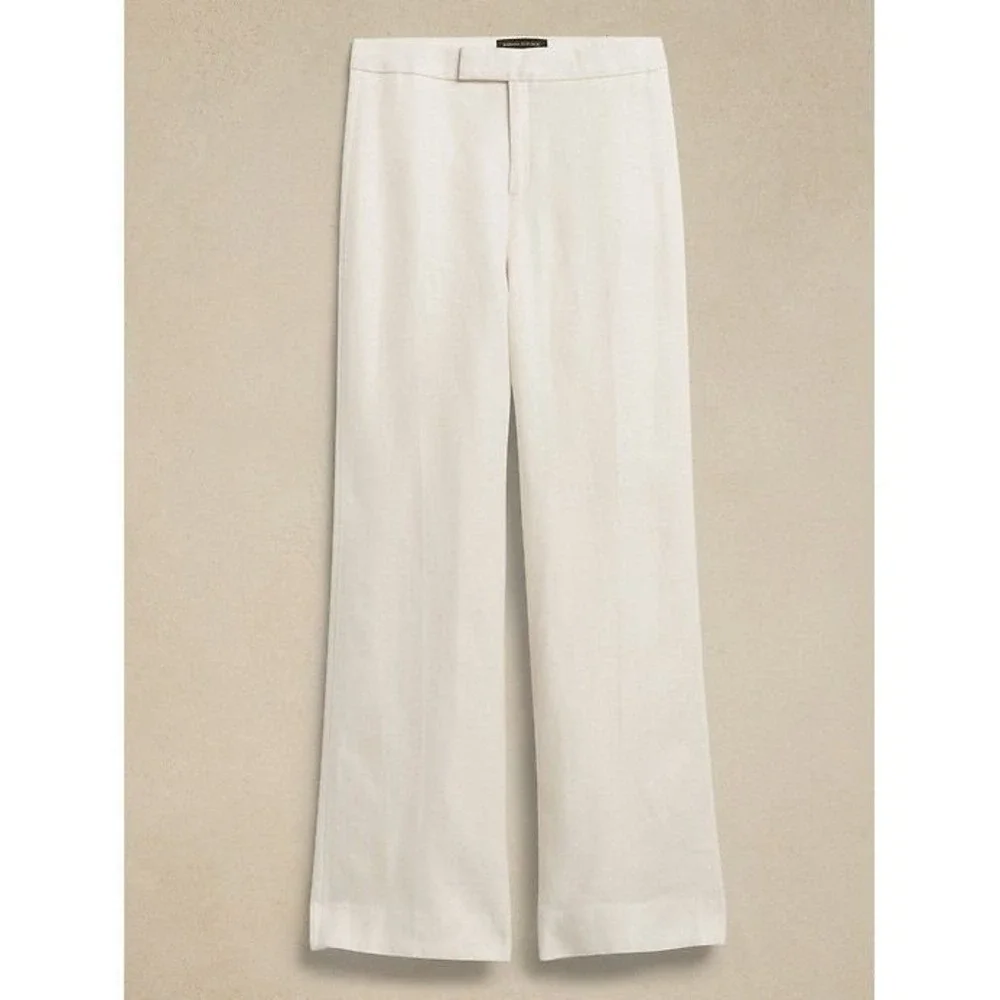 Banana Republic Salma Wide Leg Linen Tuxedo (100% Linen)  W>39 I>30 SZ 16